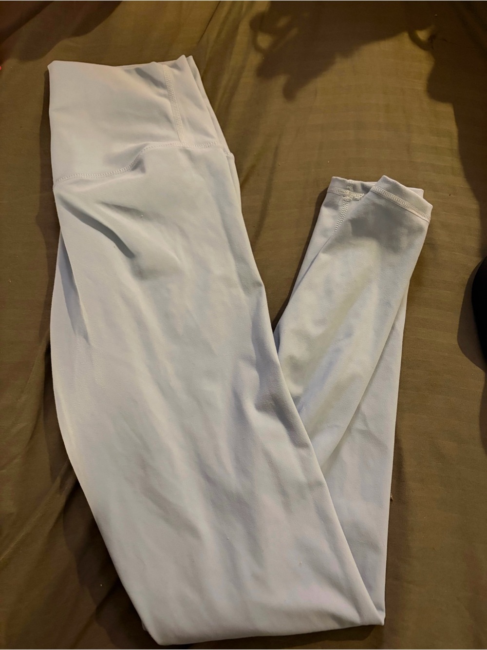 Everyday High-Waist White- Blue Leggings